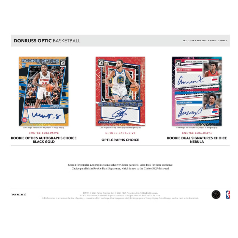 2023/24 Panini Donruss Optic Basketball Choice 20 Box Case