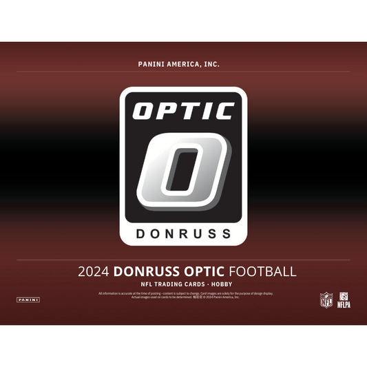 2024 Panini Donruss Optic Football Hobby 12 Box Case