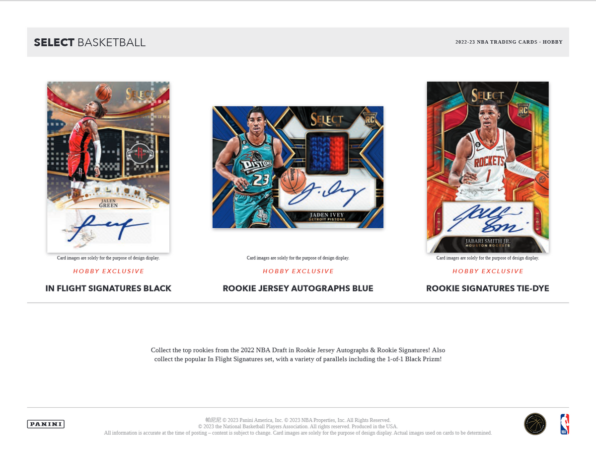 2022-23 Panini Select Basketball Hobby 12 Box Case