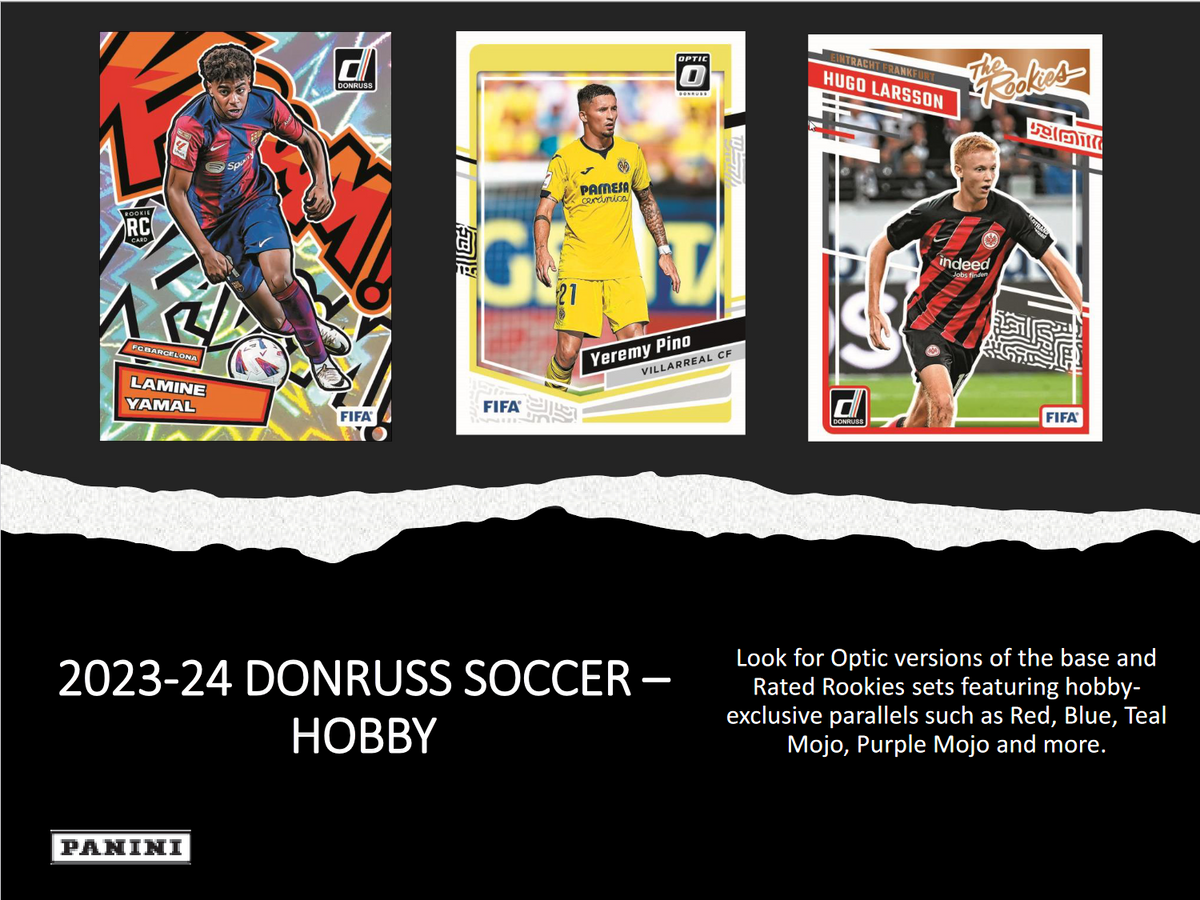 2023-24 Panini Donruss Soccer Hobby 12 Box Case