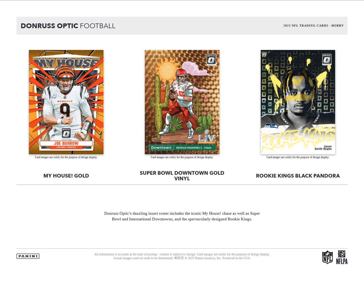2023 Panini Donruss Optic Football Hobby Box