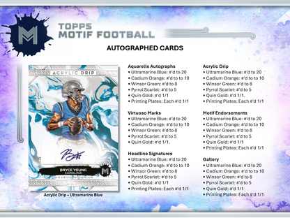 2023 Topps Motif Football Hobby 3 Box Case