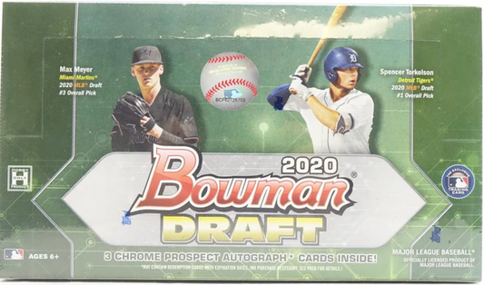 2020 Bowman Draft Baseball Jumbo Hobby Box