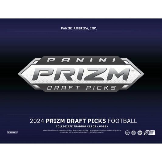 2024 Panini Prizm Draft Picks Collegiate Football Hobby 16 Box Case