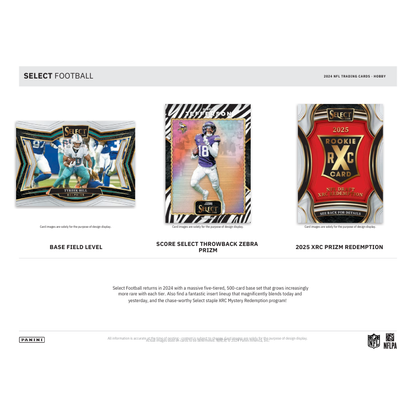 2024 Panini Select Football Hobby 12 Box Case