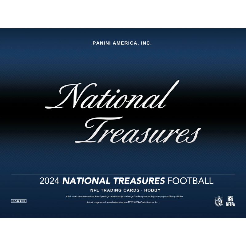 2024 Panini National Treasures Football Hobby 4 Box Case