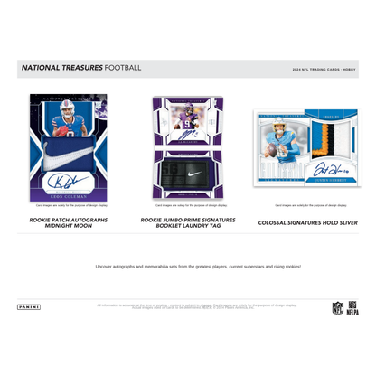 2024 Panini National Treasures Football Hobby 4 Box Case