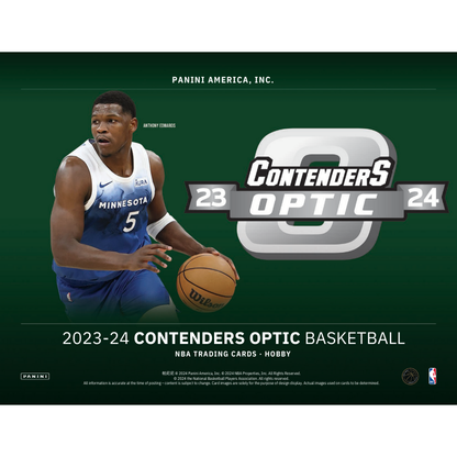 2023/24 Panini Contenders Optic Basketball Hobby 20 Box Case